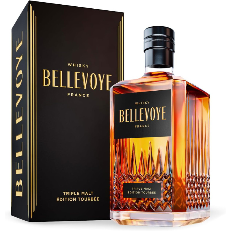 WHISKY BELLEVOYE - TOURBE (NOIR)